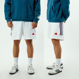 Adidas Tiro House Of Nations Shorts – White/Navy (M)